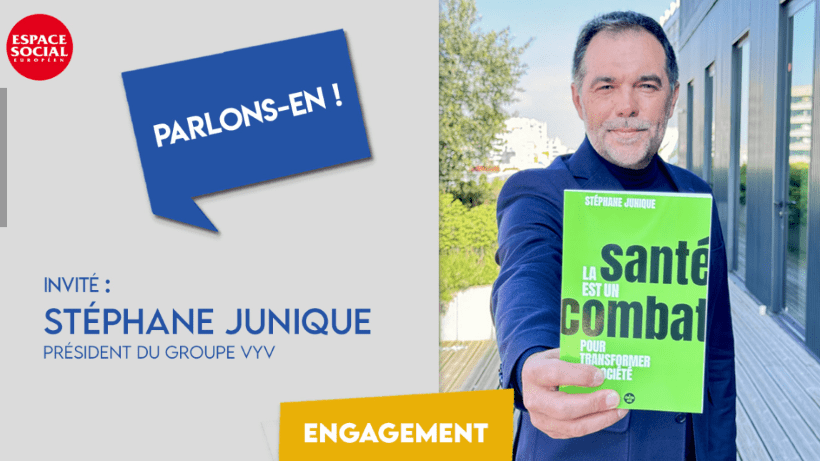 Visuel Stéphane Junique podcast à l'Espace Européen