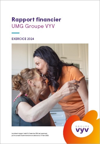 Image du rapport financier de l'UMG Groupe VYV pour l'exercice 2024