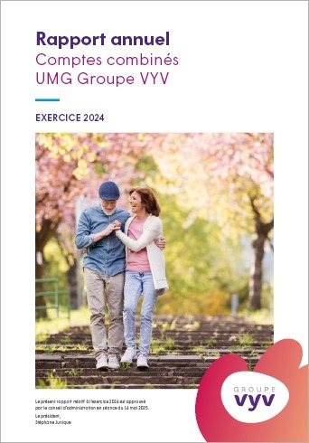 Image du rapport des comptes combinés de l'UMG Groupe VYV pour l'exercice 2024